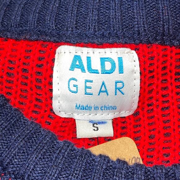 ALDI Foods Ugly Christmas Sweater Size Small - Picture 3 of 4